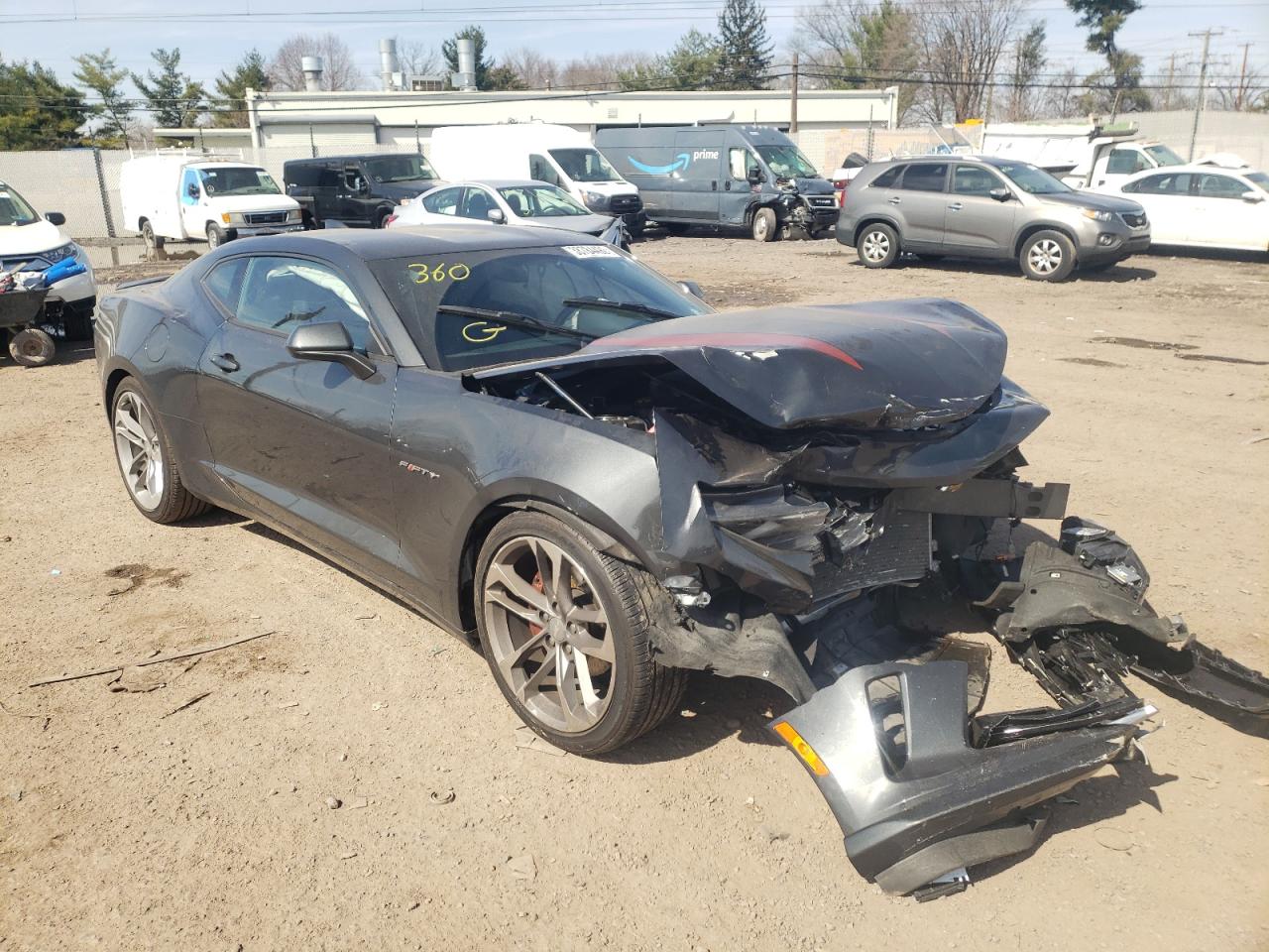 CHEVROLET CAMARO LT 2017 with VIN 1G1FD1RS6H0138798 - Photo from auction