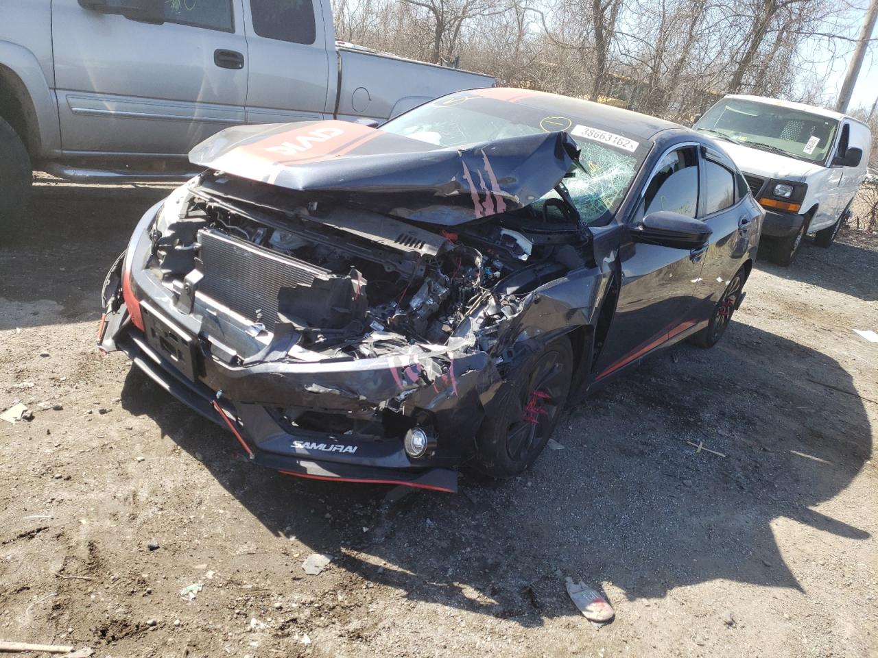 Photo 2 from auction – 2016 HONDA CIVIC LX with VIN 19XFC2F57GE211536