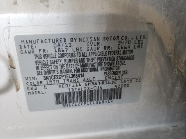 Photo 10 from auction – 2014 NISSAN VERSA NOTE with VIN 3N1CE2CP1EL368414