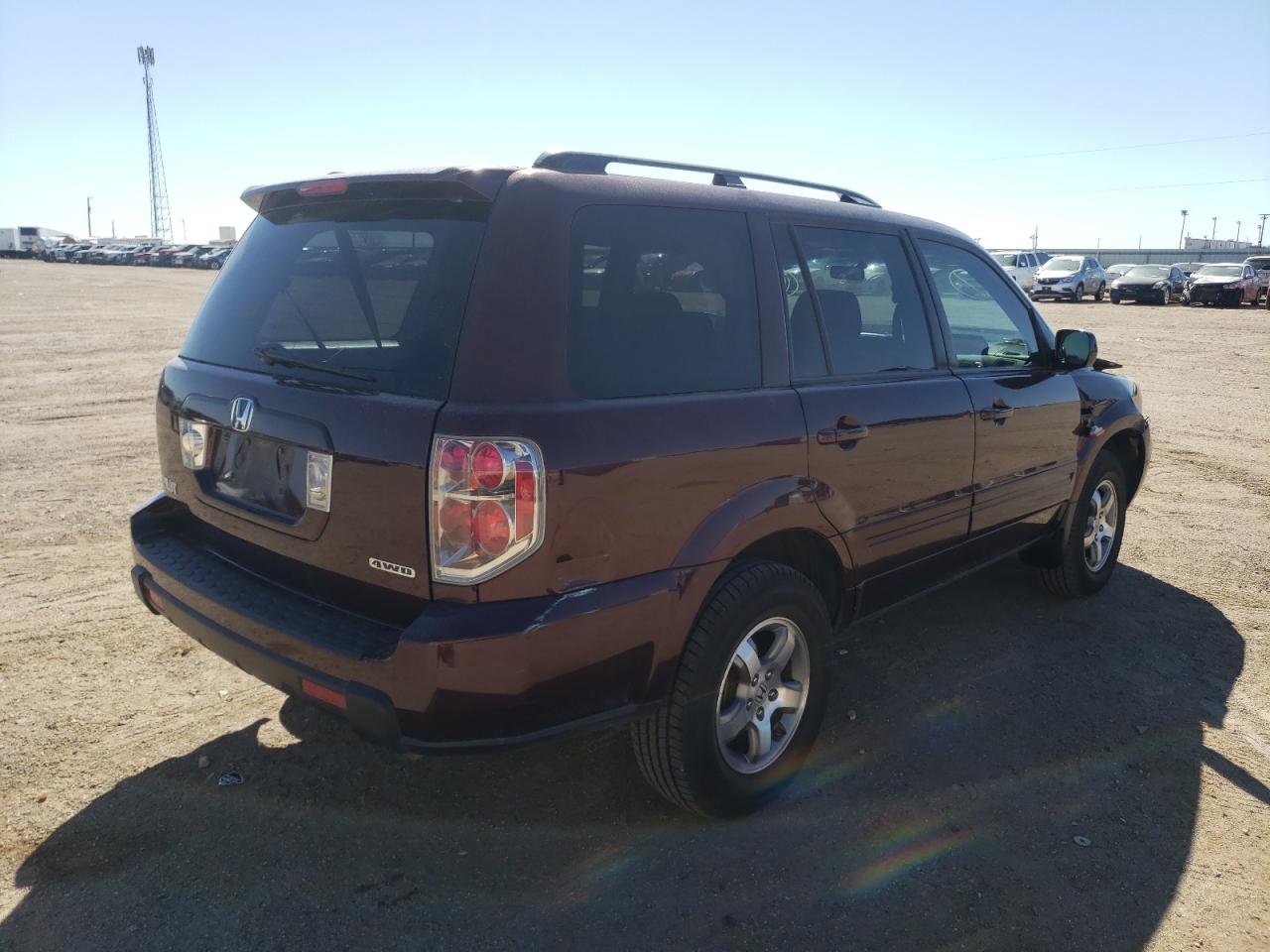 Photo 4 from auction – 2007 HONDA PILOT EX with VIN 2HKYF18487H509961