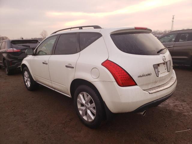 Photo 3 from auction – 2007 NISSAN MURANO SL with VIN JN8AZ08W97W656552