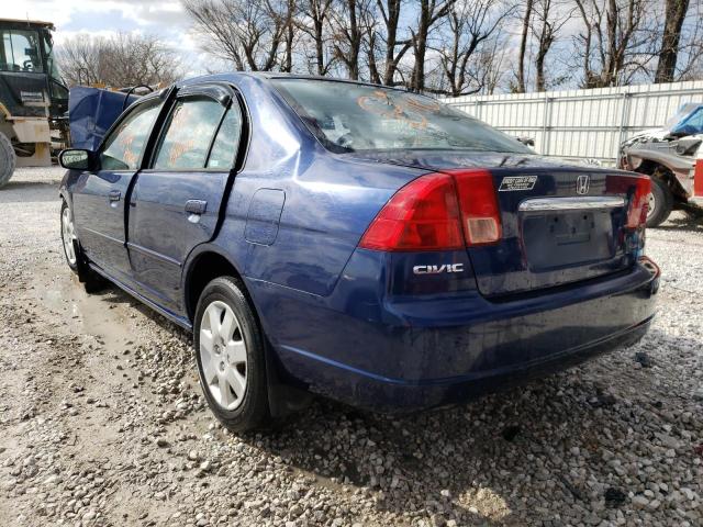 Photo 3 from auction – 2002 HONDA CIVIC EX with VIN 1HGES26772L066287