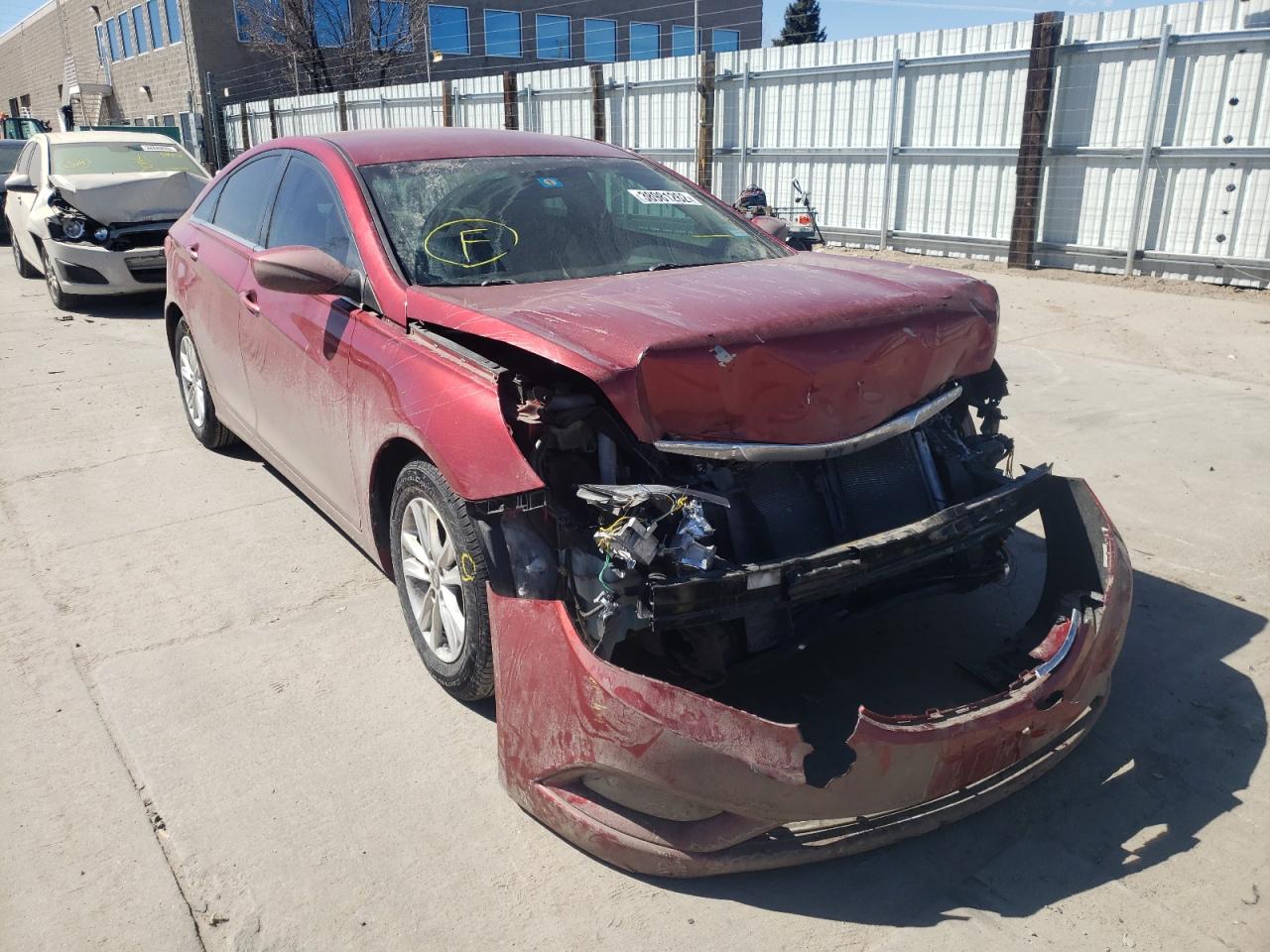 HYUNDAI SONATA GLS 2013 with VIN 5NPEB4AC1DH793950 - Photo from auction
