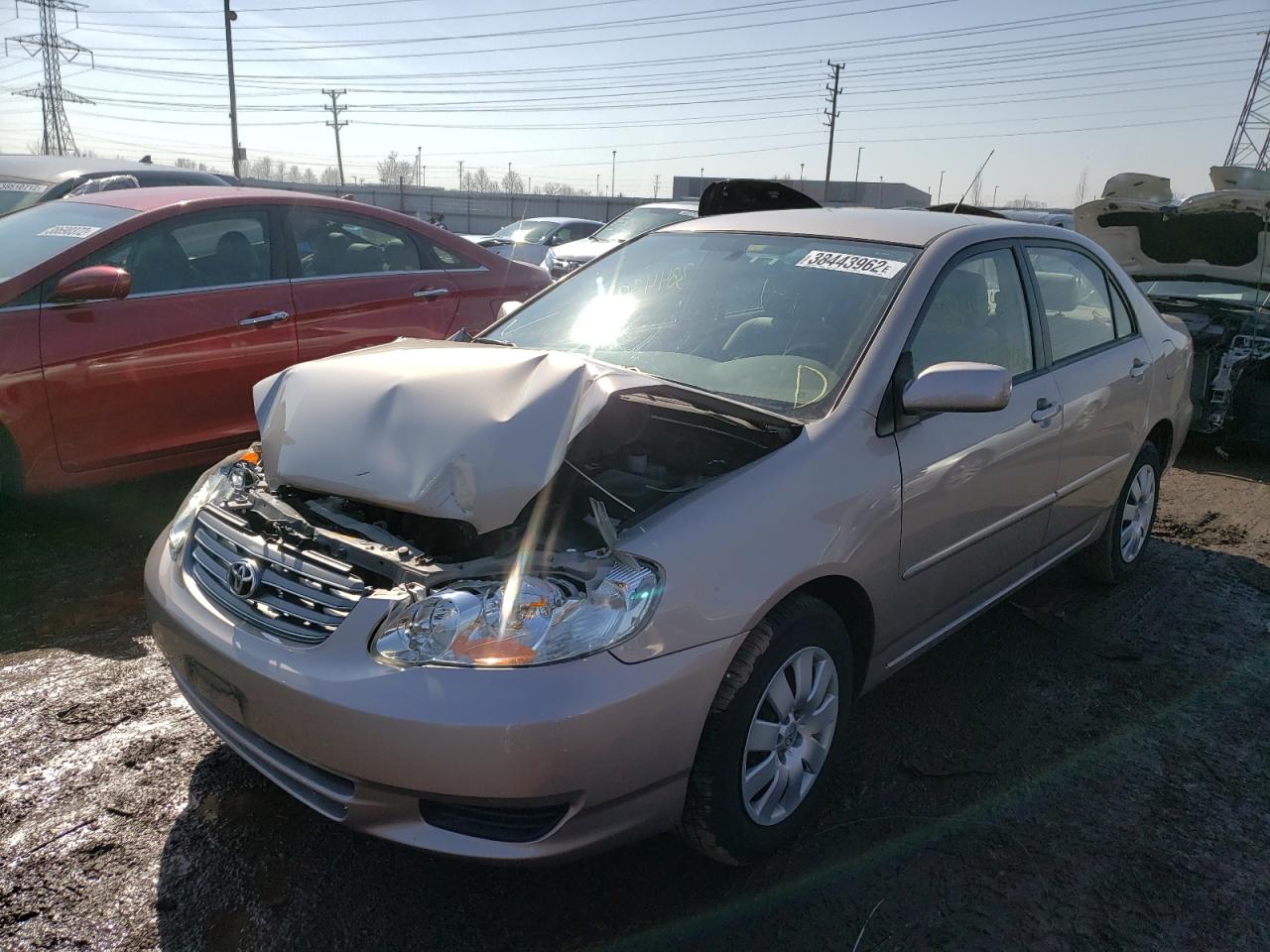 Photo 2 from auction – 2003 TOYOTA COROLLA CE with VIN 1NXBR32E63Z169439