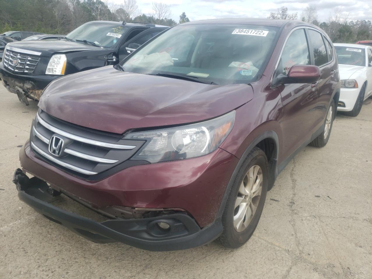 Photo 2 from auction – 2014 HONDA CR-V EX with VIN 5J6RM3H51EL043856