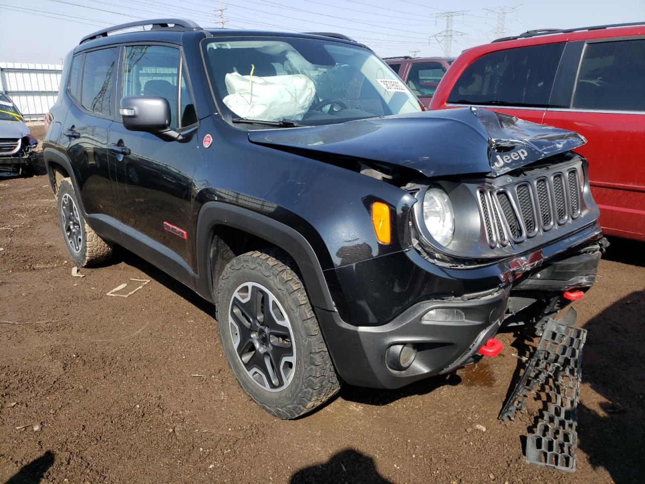 JEEP RENEGADE T 2015 with VIN ZACCJBCT5FPB28331 - Photo from auction