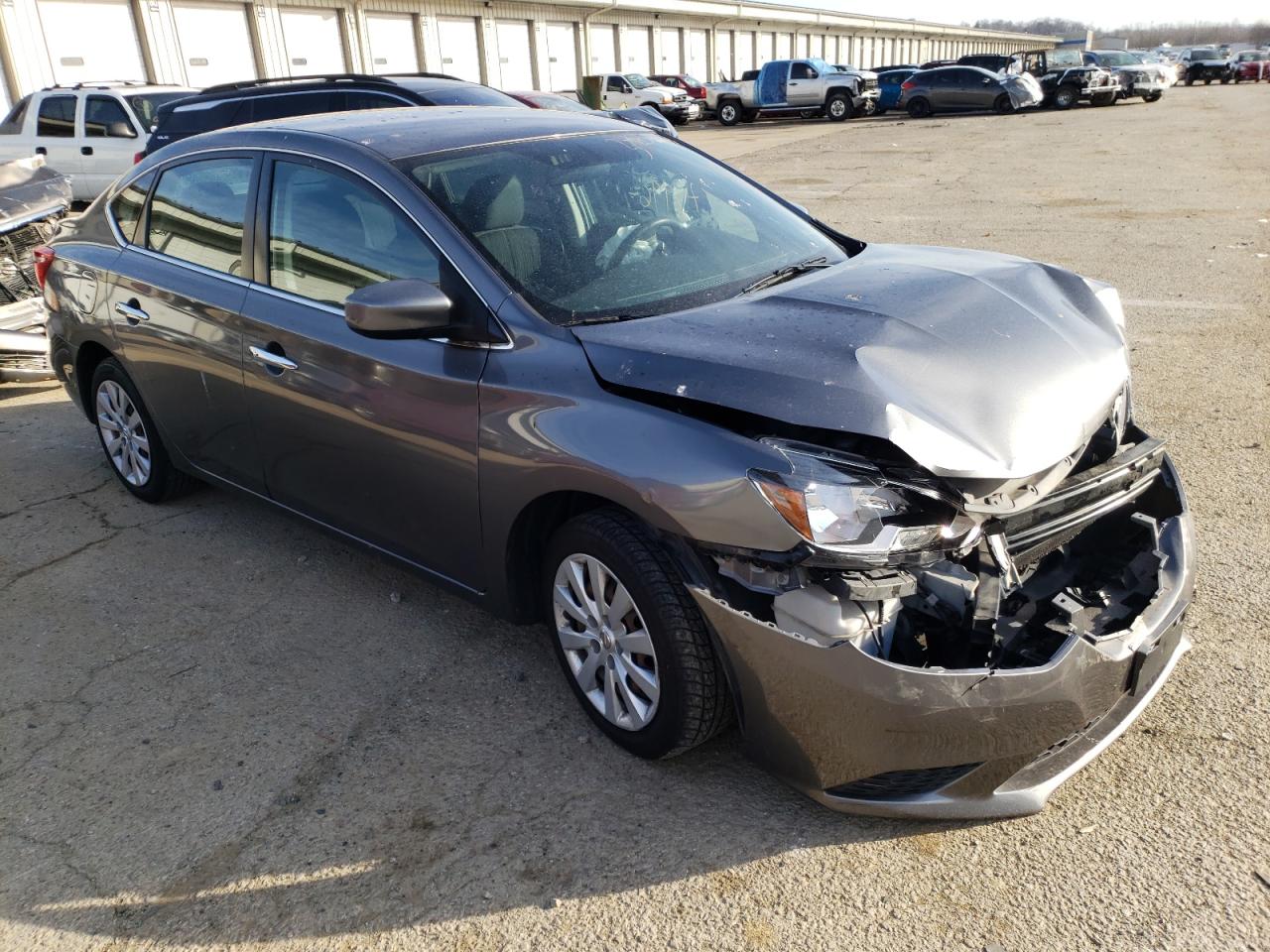 NISSAN SENTRA S 2017 with VIN 3N1AB7AP5HL694091 - Photo from auction