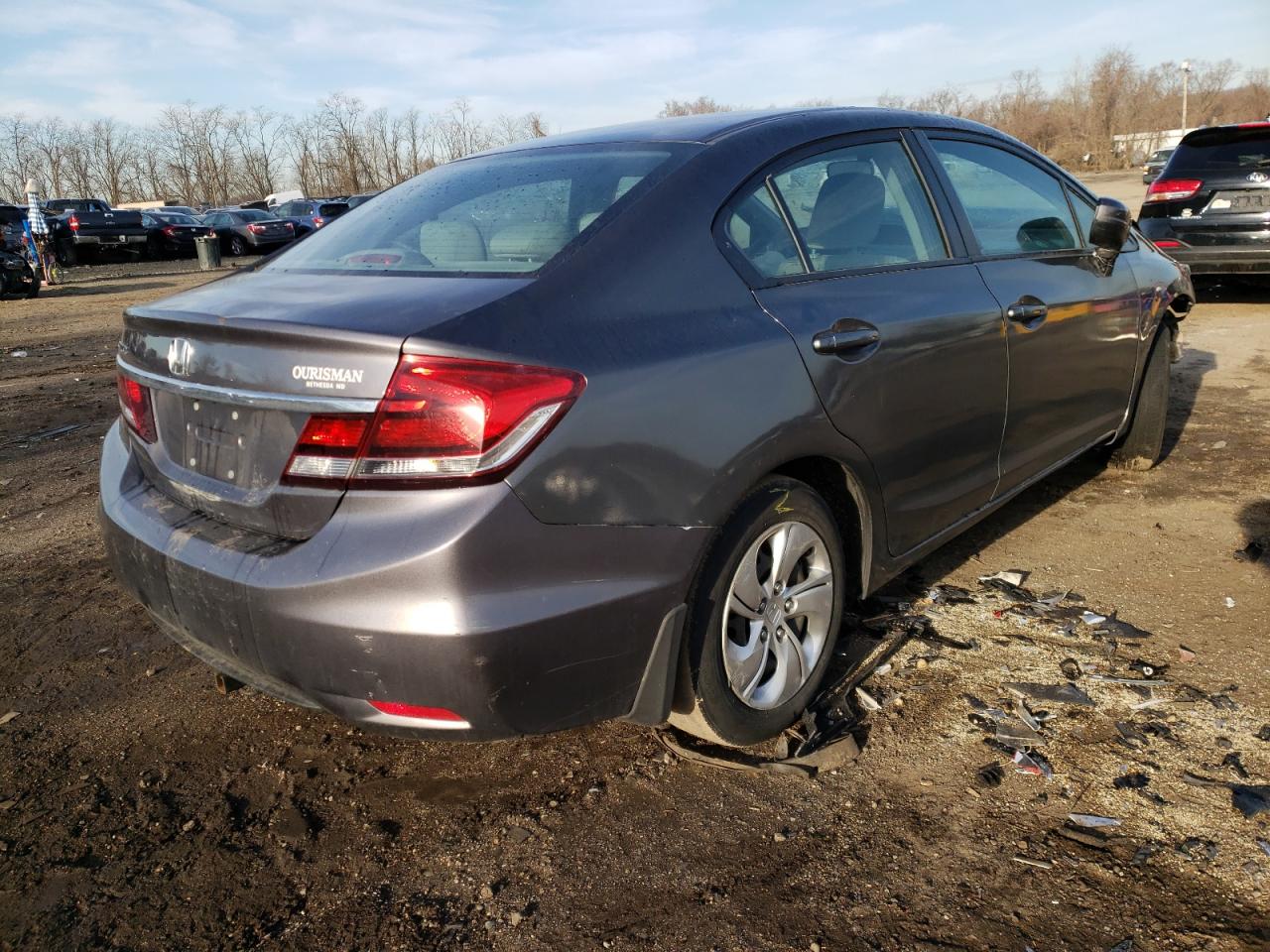 Photo 4 from auction – 2015 HONDA CIVIC LX with VIN 19XFB2F50FE294079