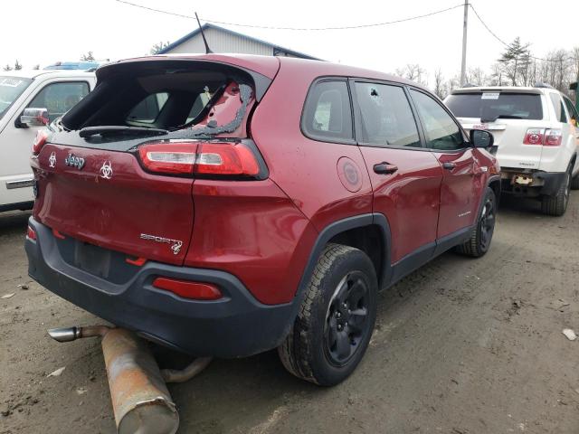 Photo 4 from auction – 2014 JEEP CHEROKEE S with VIN 1C4PJLAB6EW188427