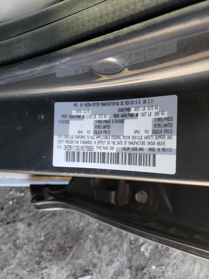 Photo 10 from auction – 2018 MAZDA 3 TOURING with VIN 3MZBN1V38JM276859