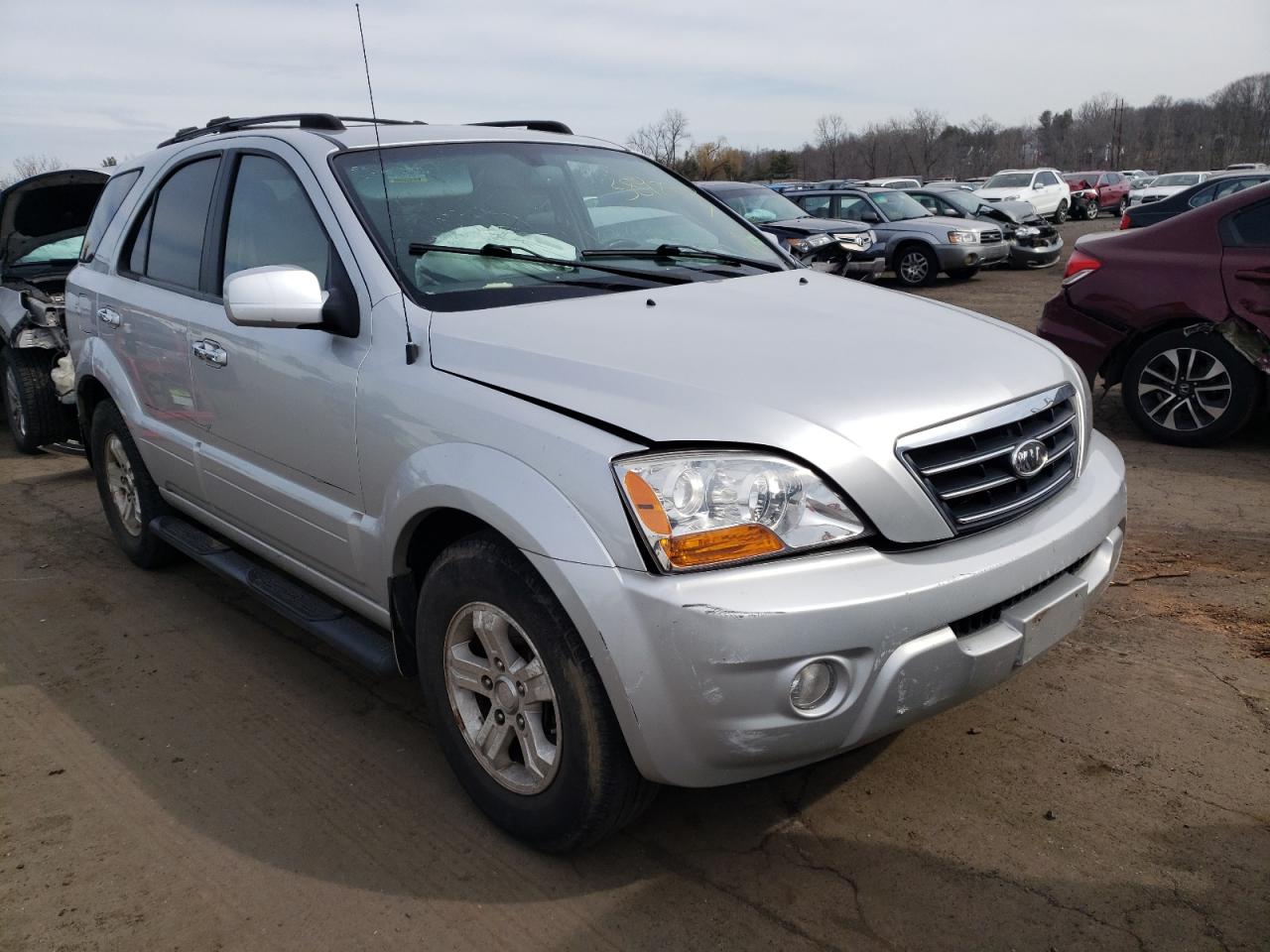 KIA SORENTO EX 2008 with VIN KNDJC736585803390 - Photo from auction
