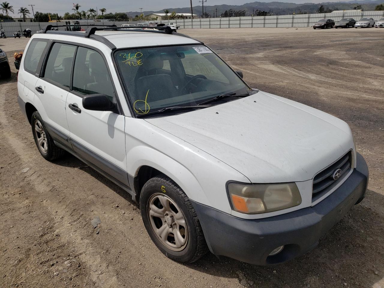 SUBARU FORESTER 2 2003 with VIN JF1SG636X3H722062 - Photo from auction