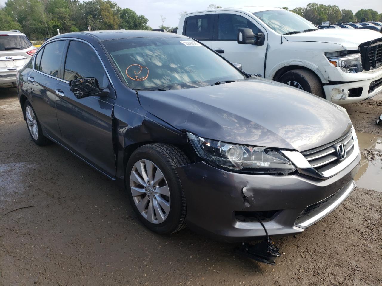 HONDA ACCORD EXL 2014 with VIN 1HGCR2F85EA248761 - Photo from auction