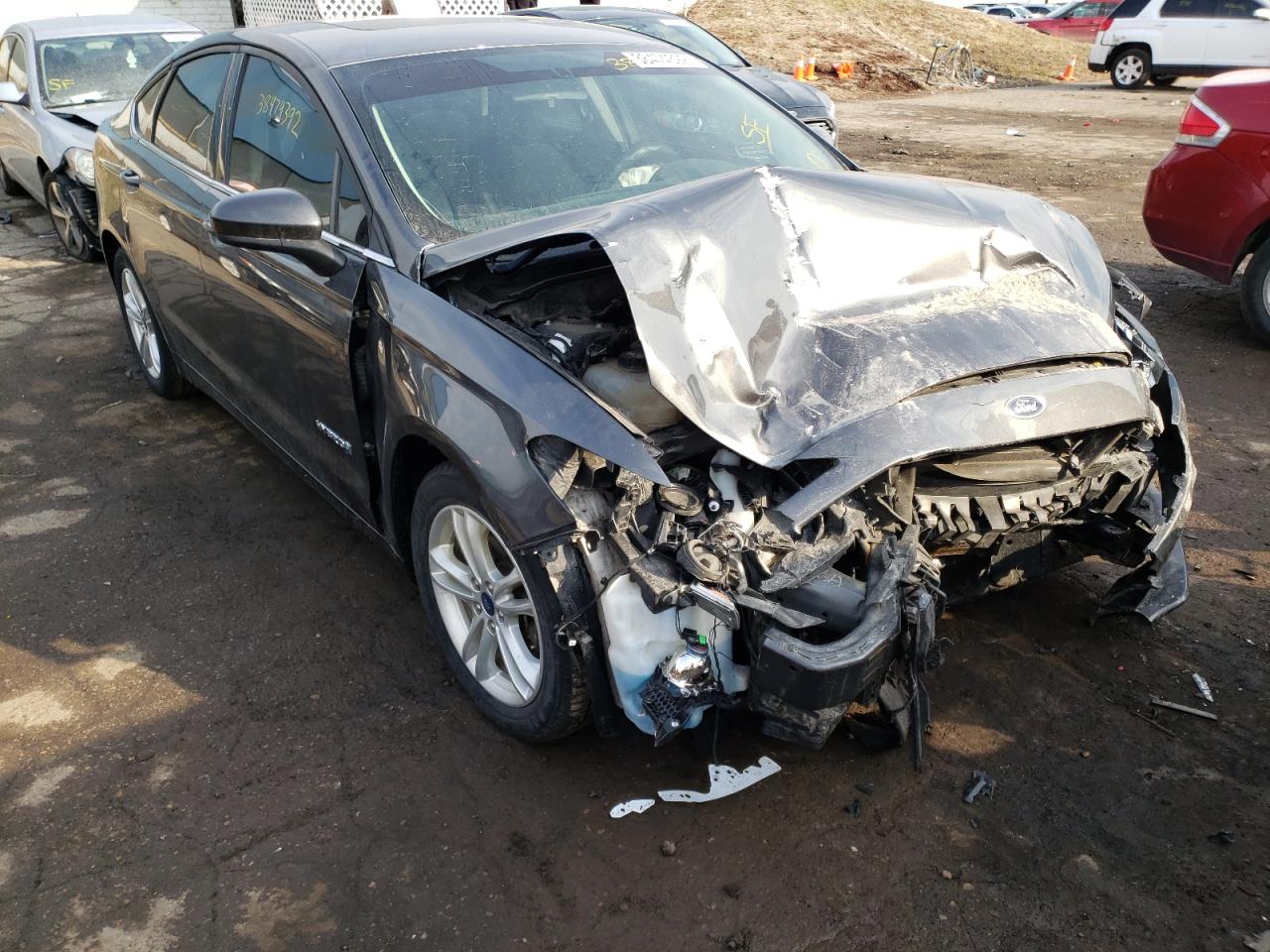 FORD FUSION SE 2018 with VIN 3FA6P0LU6JR274394 - Photo from auction