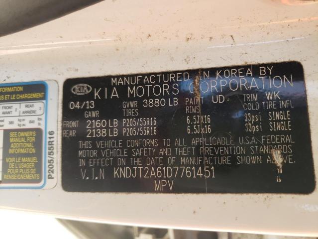 Photo 10 from auction – 2013 KIA SOUL + with VIN KNDJT2A61D7761451