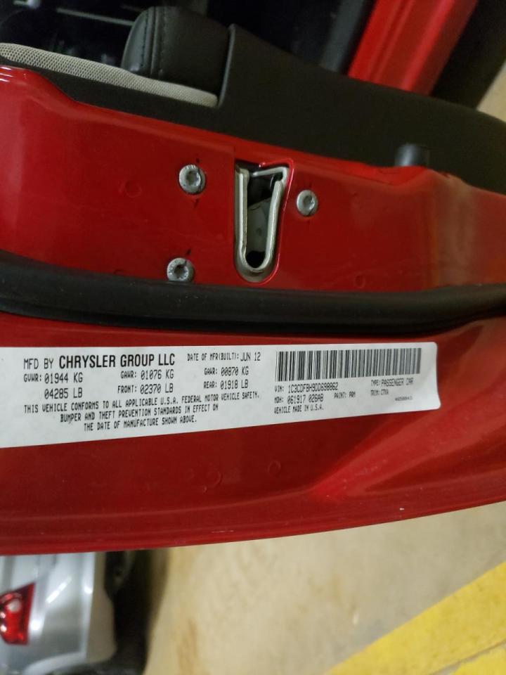 Photo 10 from auction – 2013 DODGE DART SXT with VIN 1C3CDFBH9DD698862