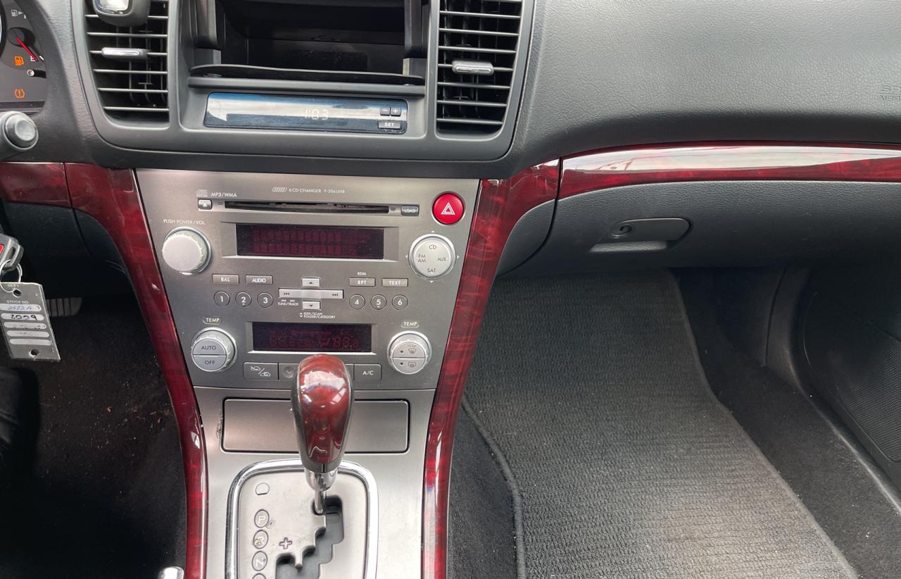 Photo 9 from auction – 2009 SUBARU LEGACY 3.0 with VIN 4S3BL856494211381