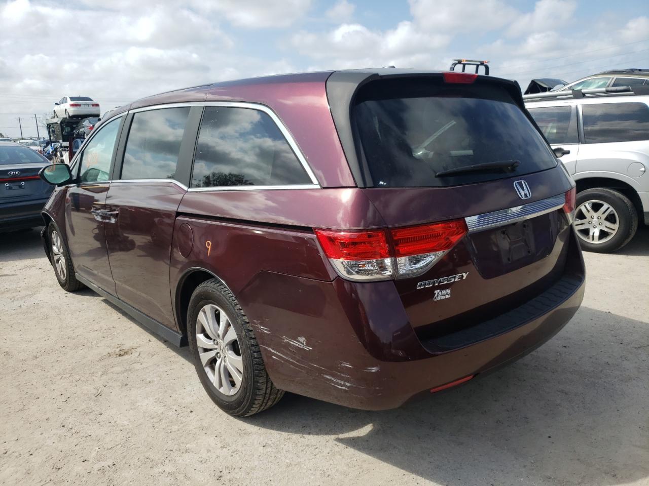 Photo 3 from auction – 2015 HONDA ODYSSEY EX with VIN 5FNRL5H61FB072159