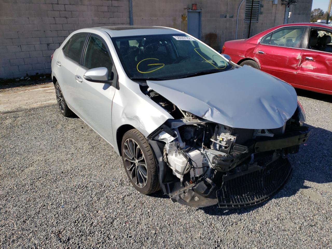 TOYOTA COROLLA L 2014 with VIN 2T1BURHE3EC222272 - Photo from auction