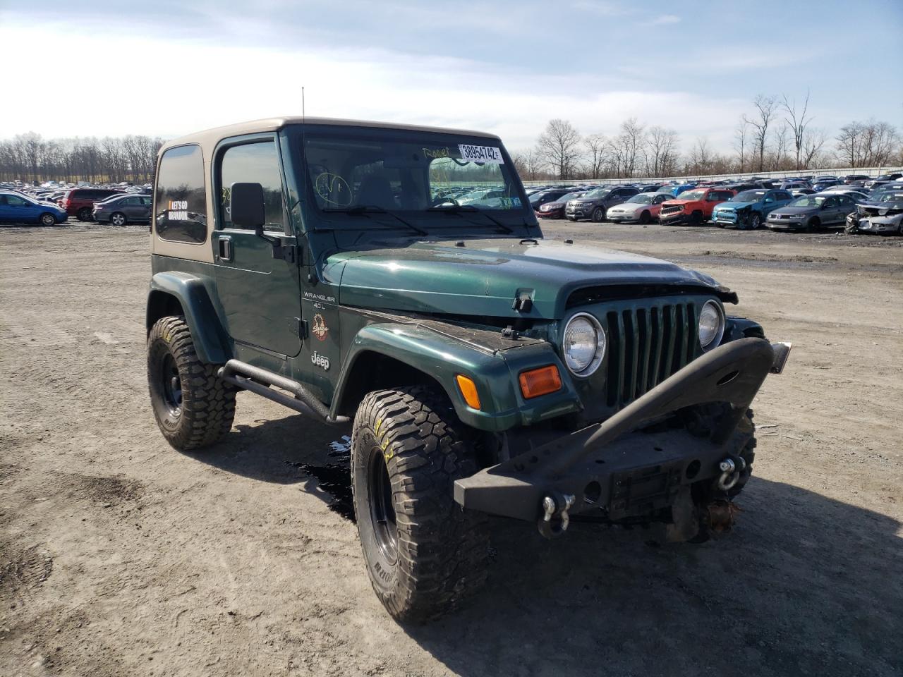 JEEP WRANGLER / 2001 with VIN 1J4FA59S81P333655 - Photo from auction