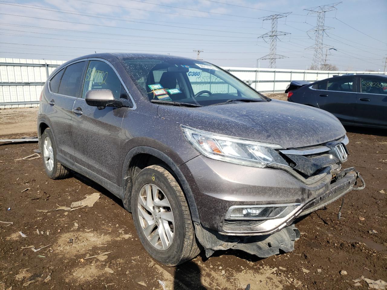 HONDA CR-V EX 2016 with VIN 5J6RM4H55GL087769 - Photo from auction