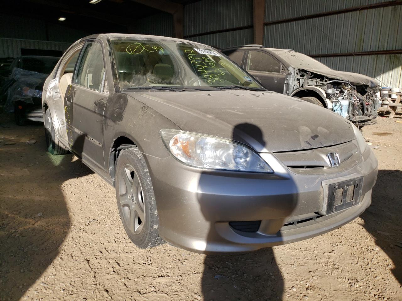 HONDA CIVIC EX 2004 with VIN 2HGES26894H629249 - Photo from auction