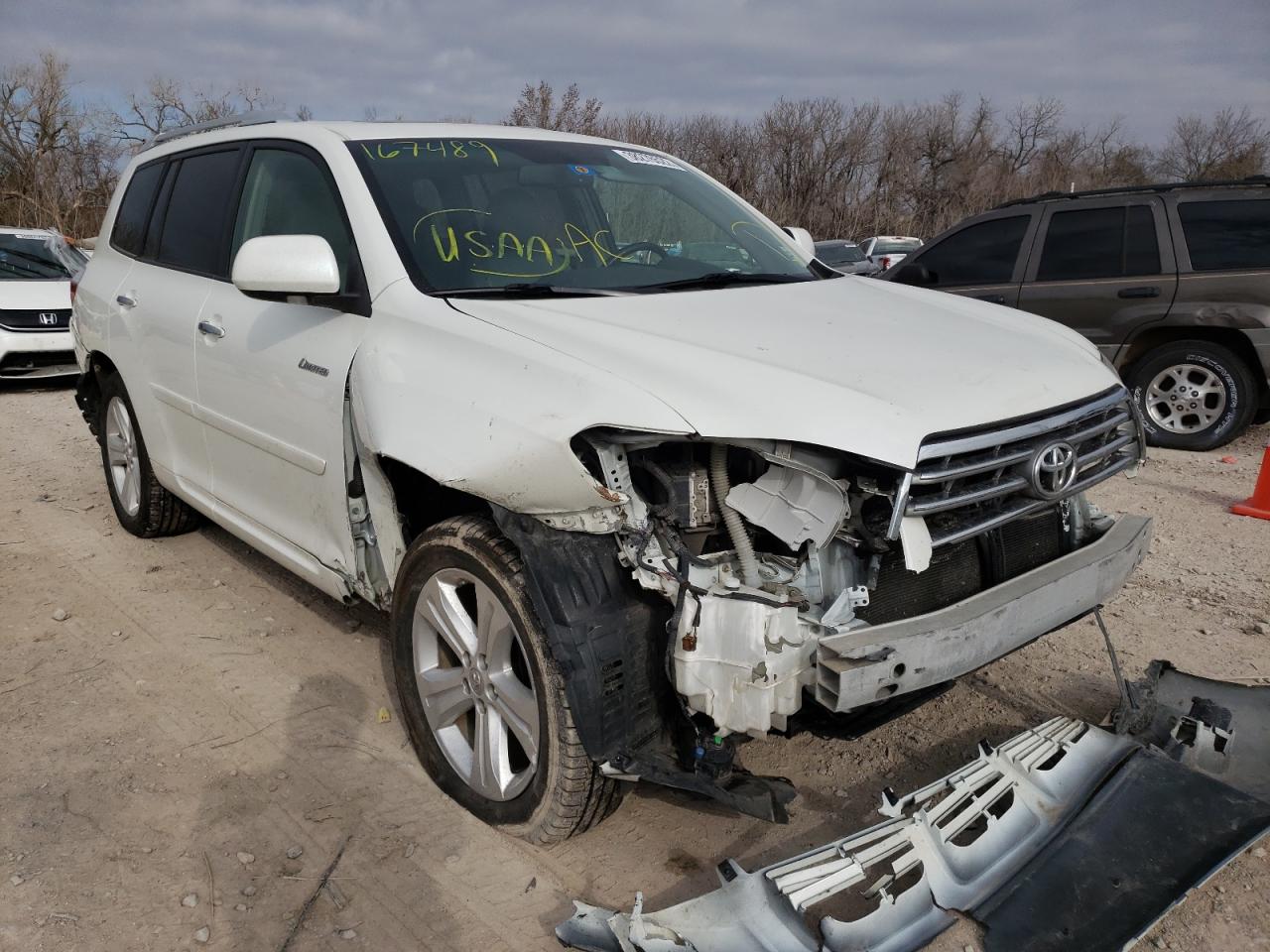 TOYOTA HIGHLANDER 2010 with VIN JTEDK3EH6A2167489 - Photo from auction