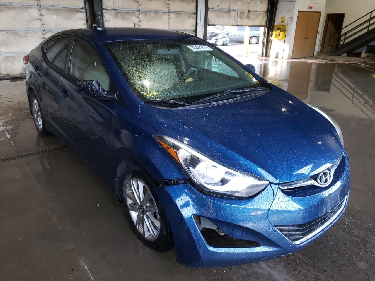 HYUNDAI ELANTRA SE 2015 with VIN KMHDH4AEXFU452000 - Photo from auction