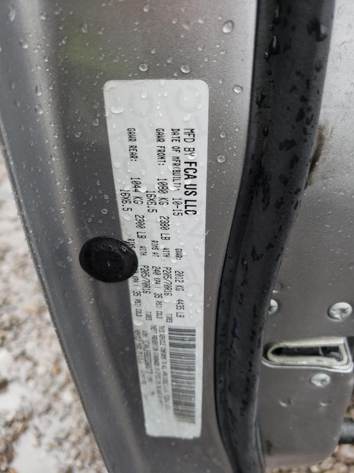 Photo 10 from auction – 2016 JEEP PATRIOT SP with VIN 1C4NJPBB2GD603772