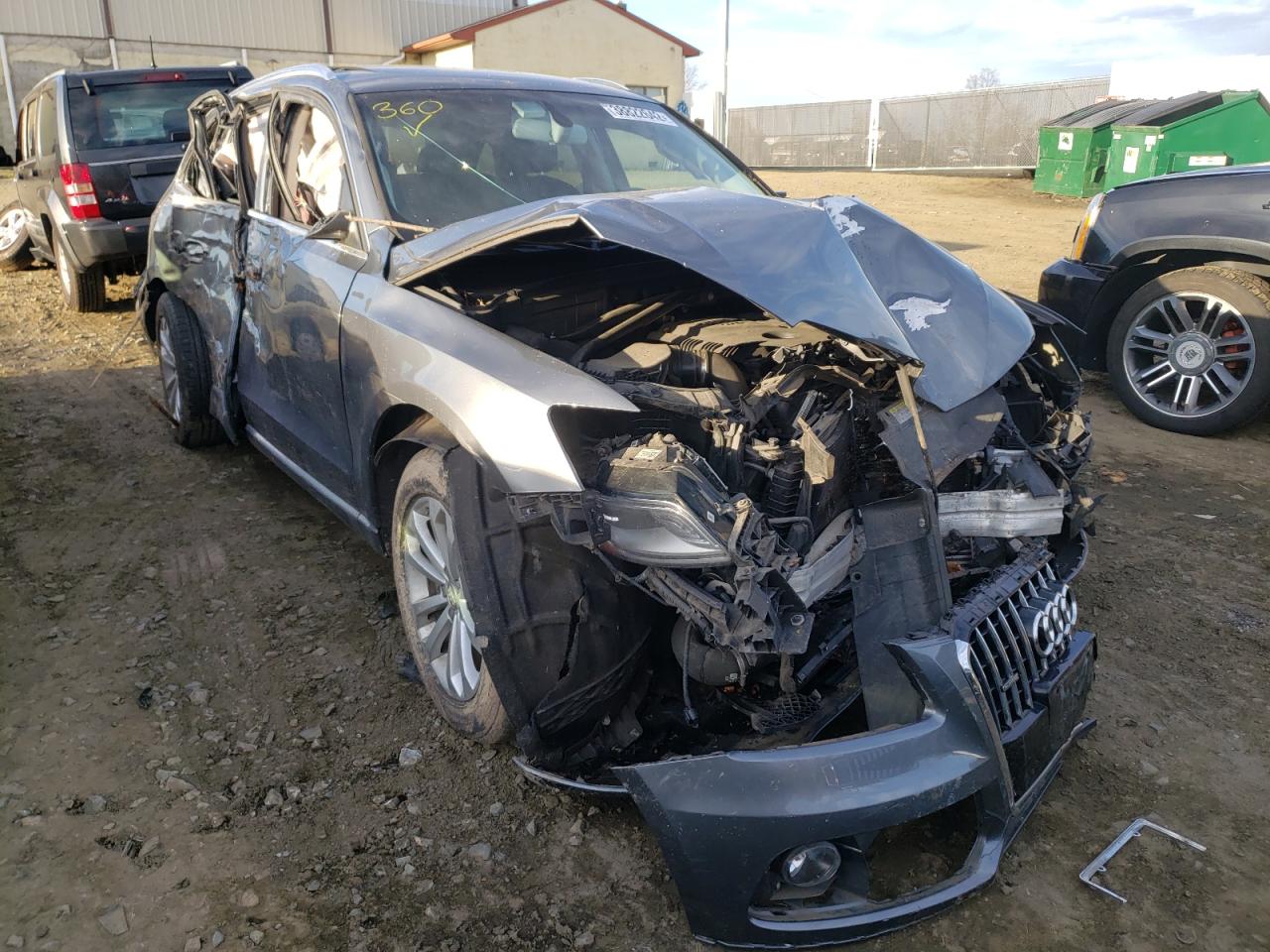 AUDI Q5 PREMIUM 2014 with VIN WA1CFAFP7EA085629 - Photo from auction