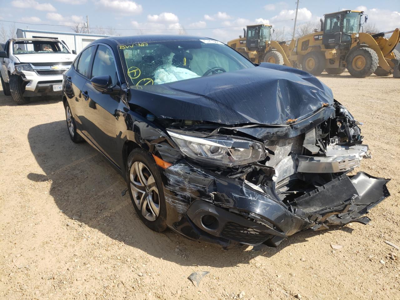HONDA CIVIC LX 2017 with VIN 19XFC2F63HE024384 - Photo from auction