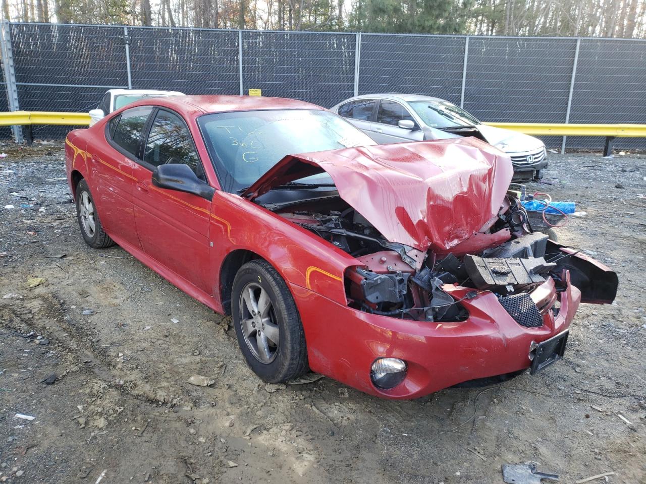 PONTIAC GRAND PRIX 2007 with VIN 2G2WP552071104309 - Photo from auction