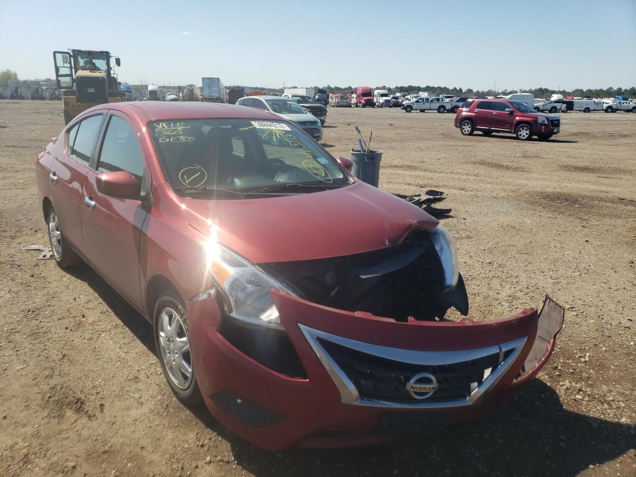 NISSAN VERSA S 2017 with VIN 3N1CN7APXHK463113 - Photo from auction