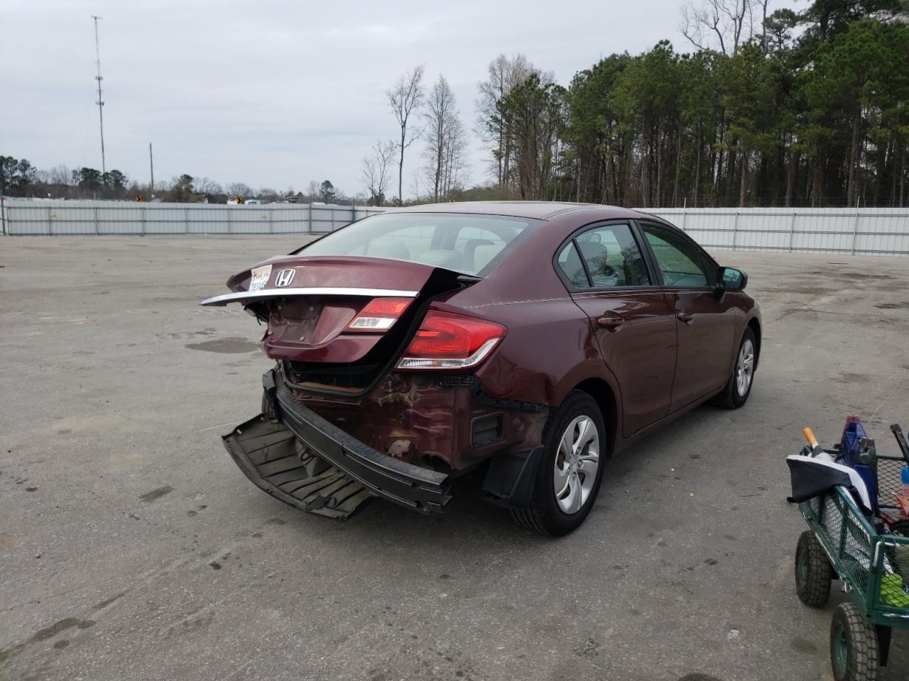 Photo 4 from auction – 2015 HONDA CIVIC LX with VIN 2HGFB2F58FH500979