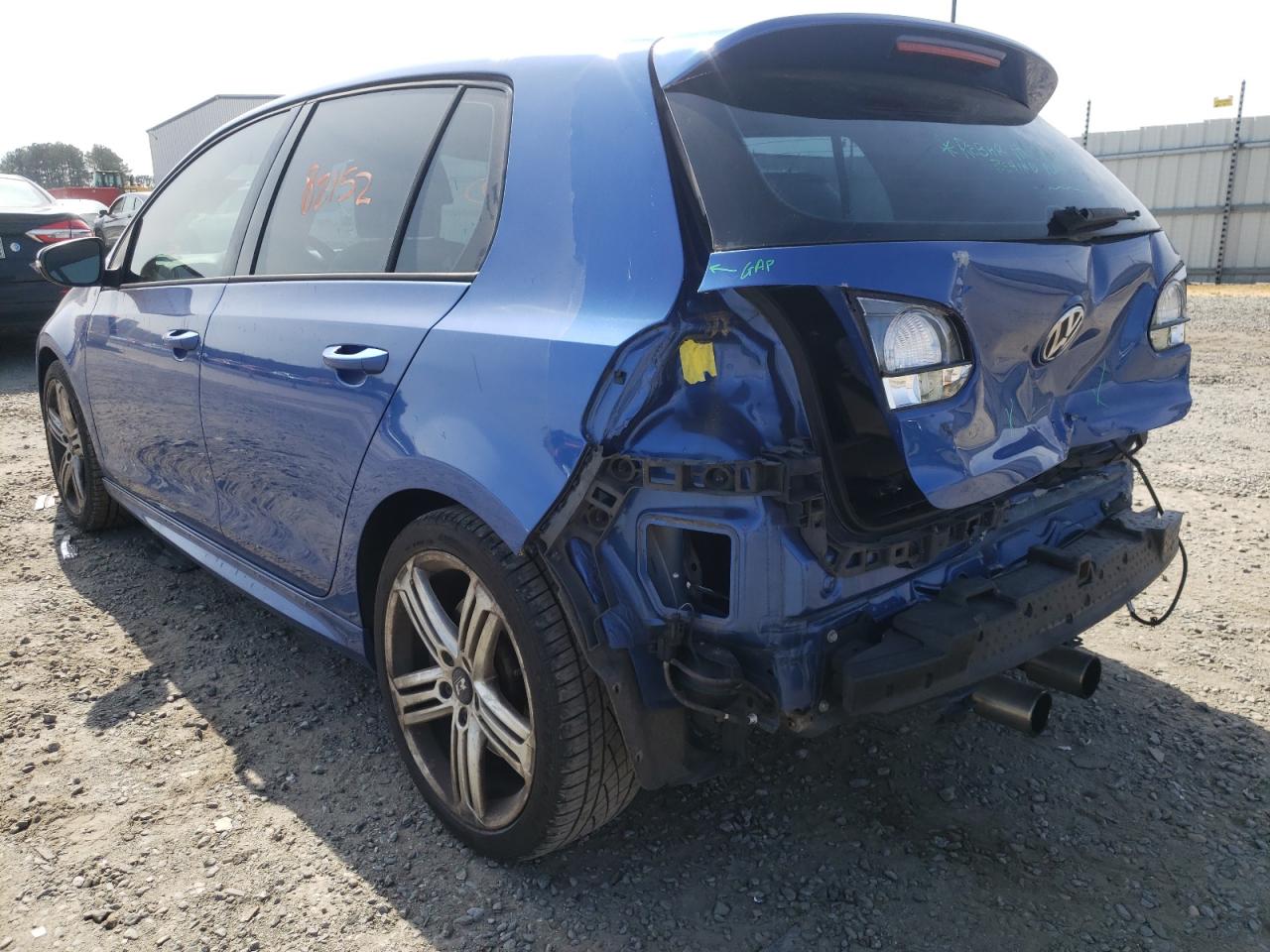 Photo 3 from auction – 2013 VOLKSWAGEN GOLF R with VIN WVWPF7AJ3DW053260