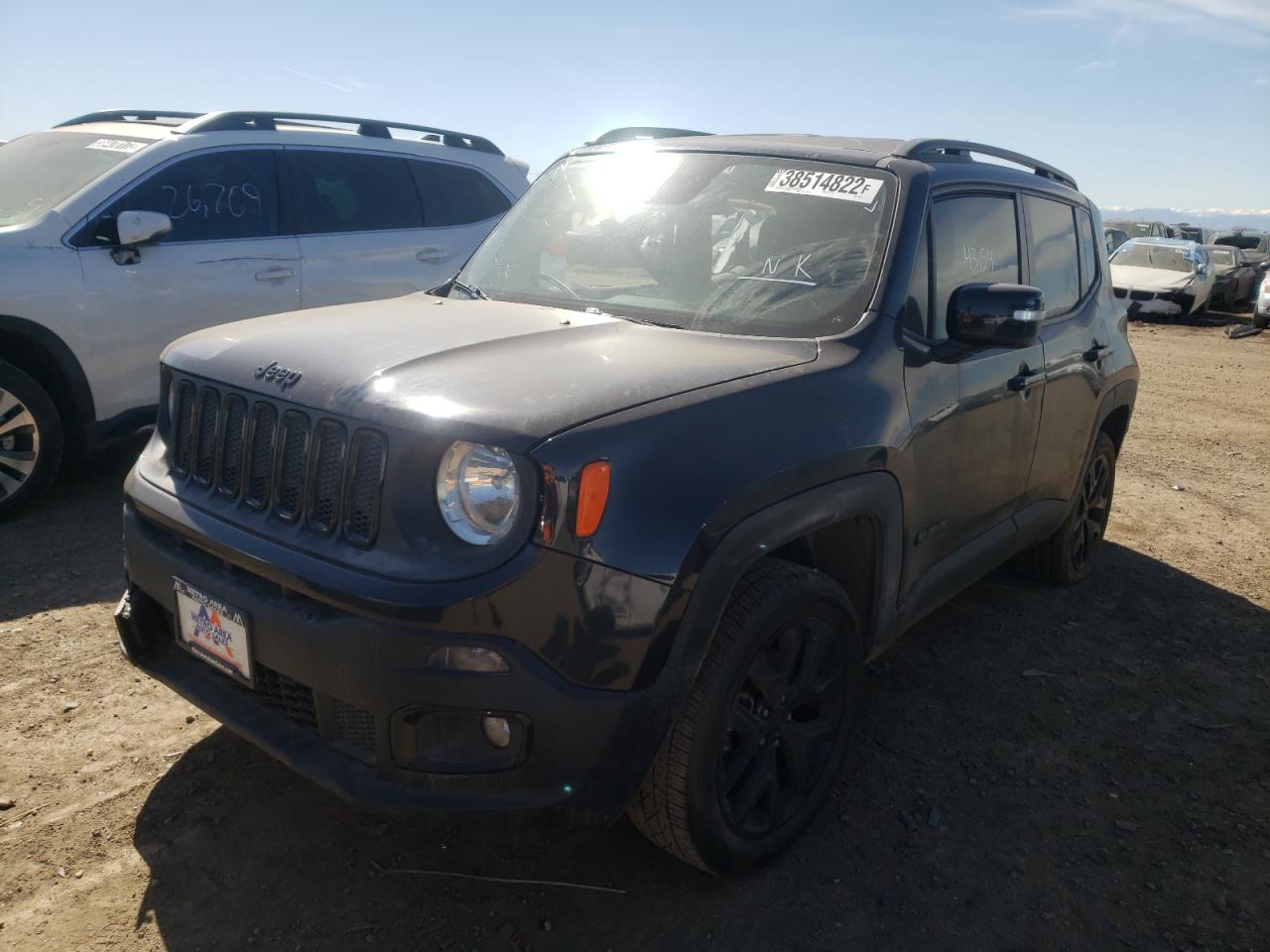 Photo 2 from auction – 2016 JEEP RENEGADE L with VIN ZACCJBBT9GPD68355