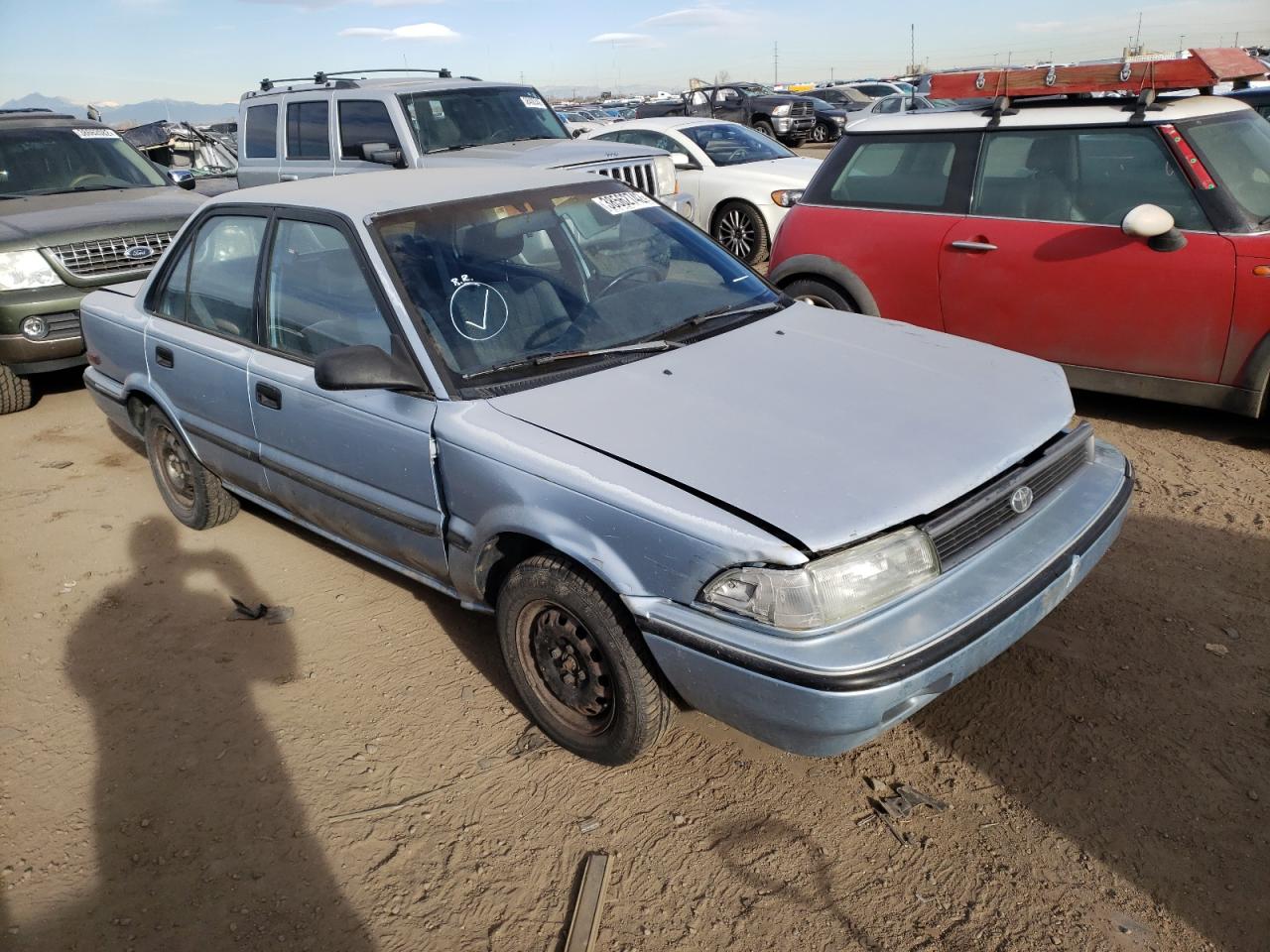 TOYOTA COROLLA DL 1992 with VIN 1NXAE94A2NZ377650 - Photo from auction
