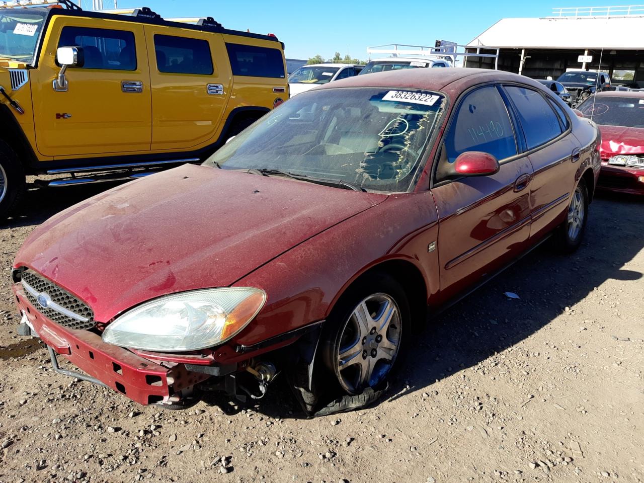 Photo 2 from auction – 2001 FORD TAURUS SEL with VIN 1FAHP56S41G279391