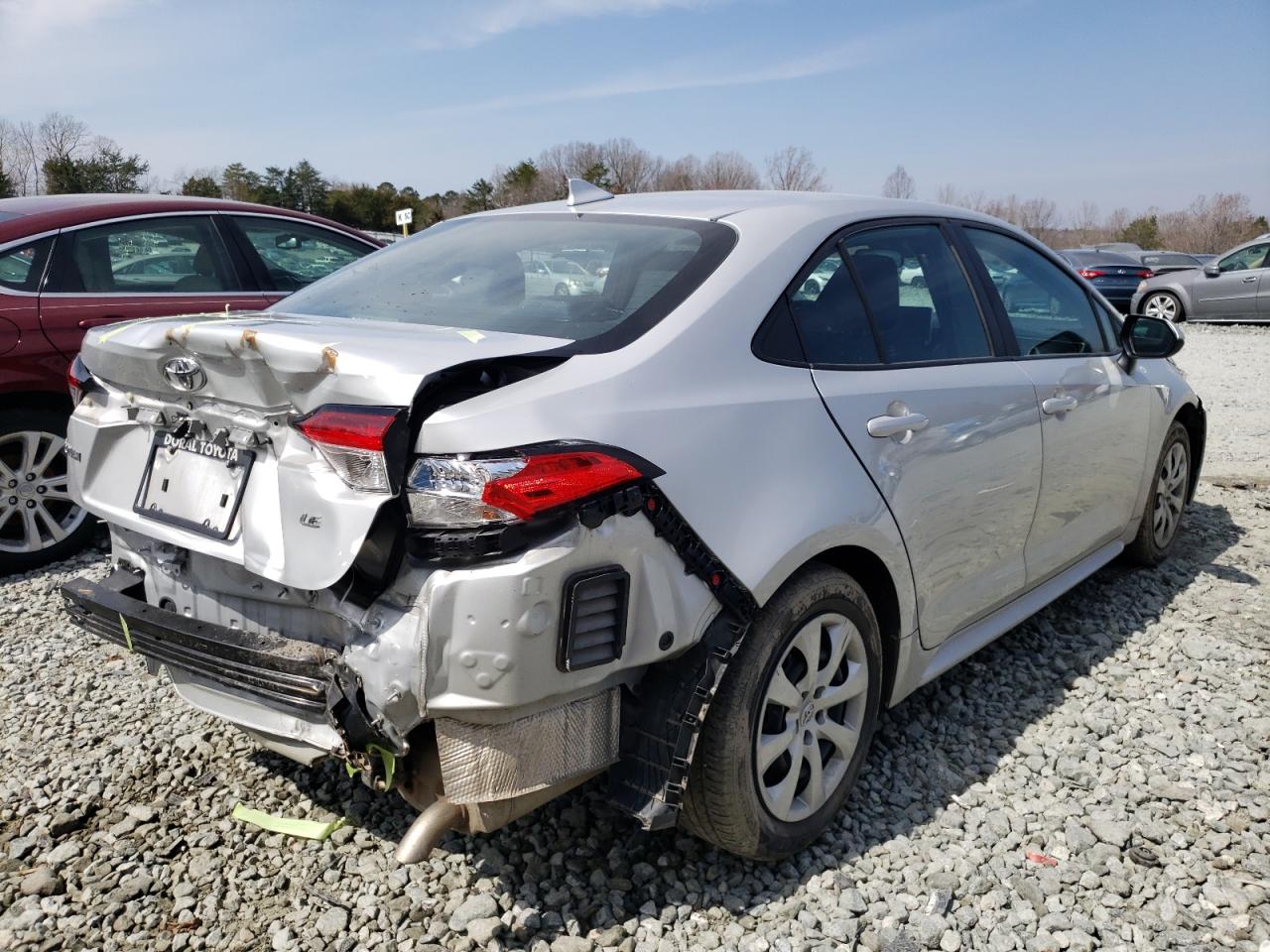 Photo 4 from auction – 2020 TOYOTA COROLLA LE with VIN 5YFEPRAE2LP114835