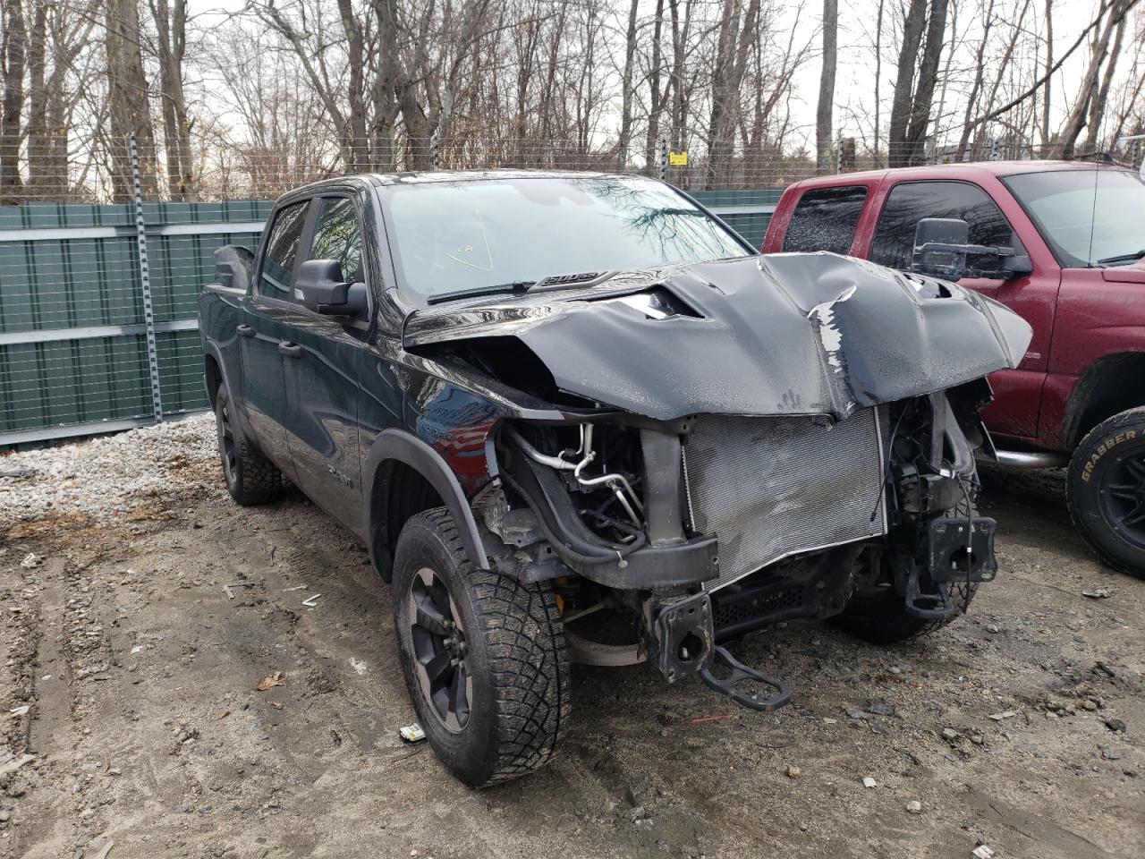 RAM 1500 REBEL 2021 with VIN 1C6SRFLT7MN523779 - Photo from auction