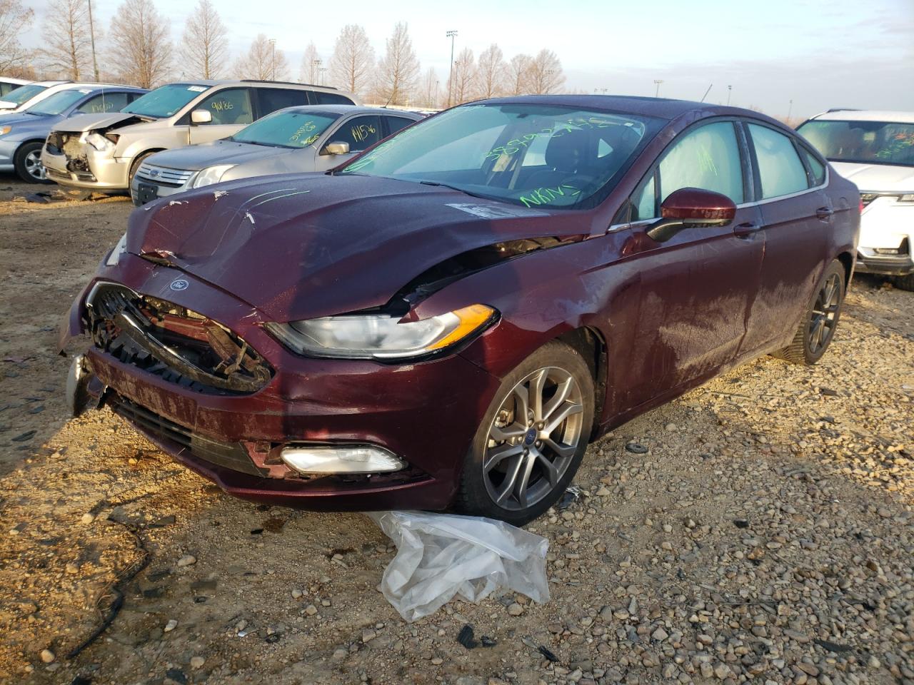 Photo 2 from auction – 2018 FORD FUSION SE with VIN 3FA6P0HD3JR164444