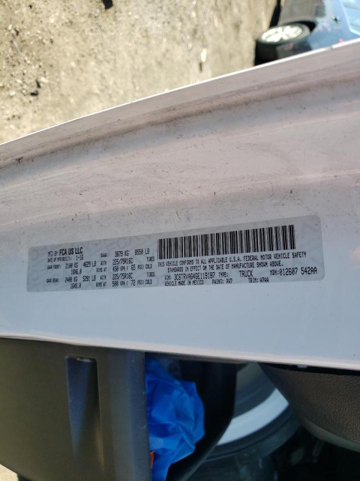 Photo 10 from auction – 2016 RAM PROMASTER with VIN 3C6TRVAG4GE119187