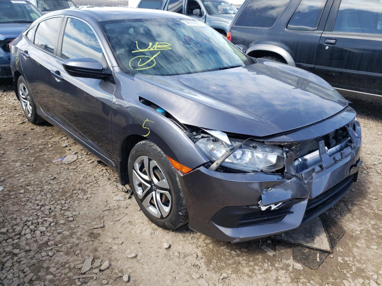HONDA CIVIC LX 2017 with VIN 19XFC2F58HE042595 - Photo from auction