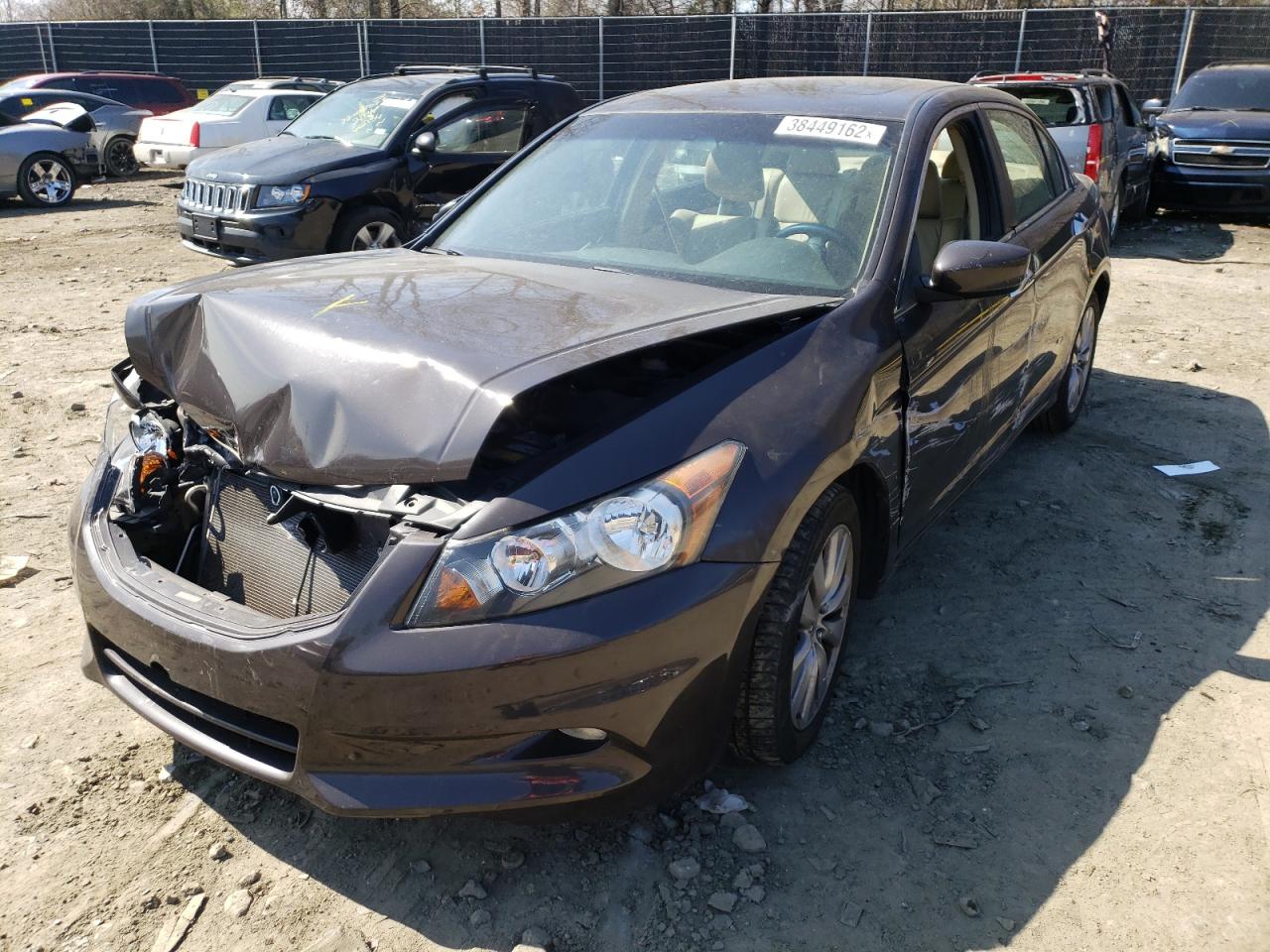 Photo 2 from auction – 2012 HONDA ACCORD EXL with VIN 1HGCP3F81CA026744