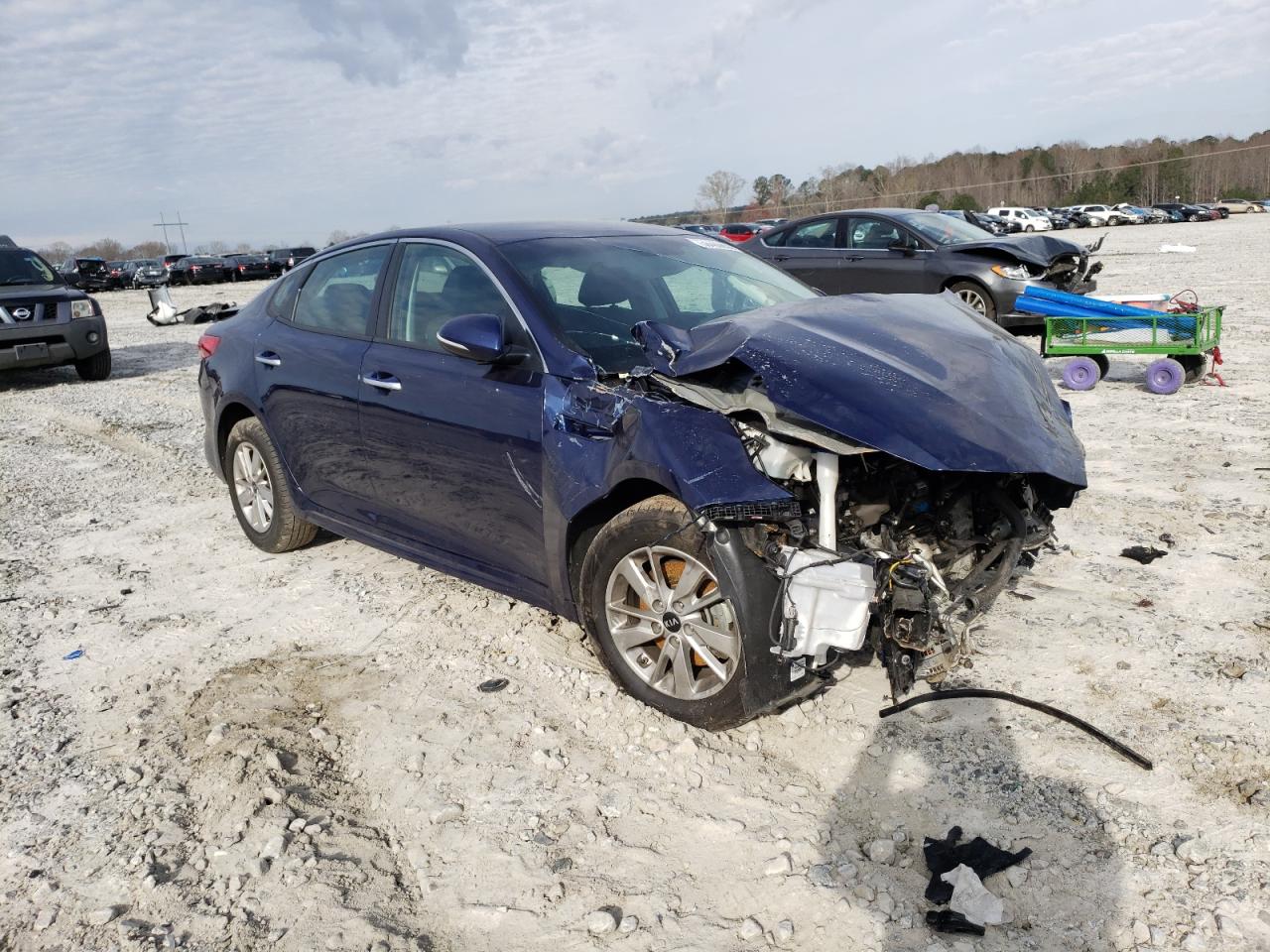Photo 1 from auction – 2018 KIA OPTIMA LX with VIN 5XXGT4L36JG207981