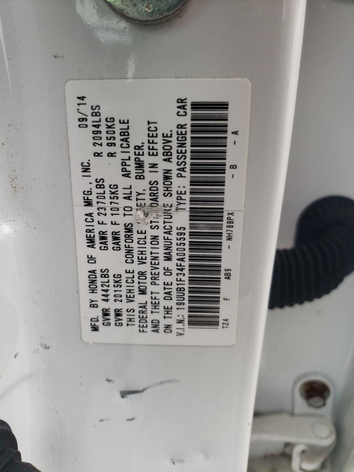 Photo 10 from auction – 2015 ACURA TLX with VIN 19UUB1F34FA005595