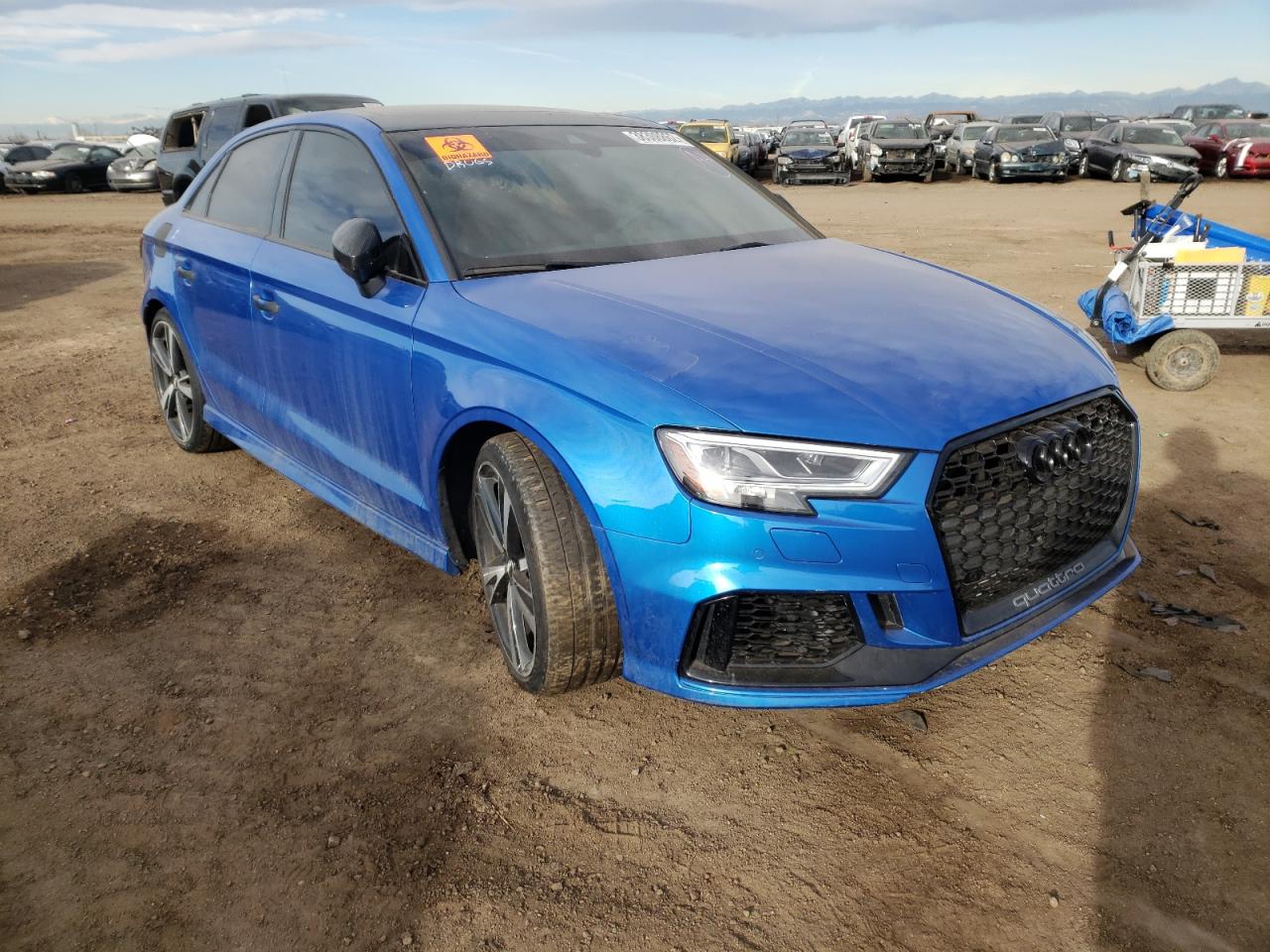 AUDI RS3 2020 with VIN WUABWGFF2LA903148 - Photo from auction
