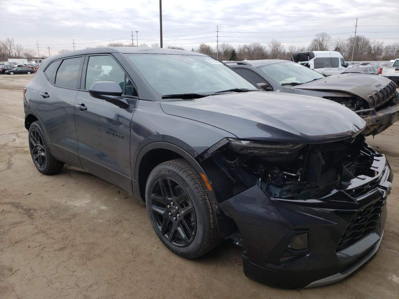 CHEVROLET BLAZER 2LT 2022 with VIN 3GNKBHR43NS130904 - Photo from auction