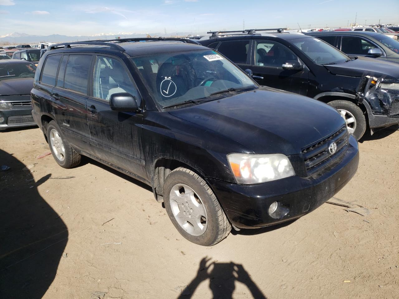 TOYOTA HIGHLANDER 2006 with VIN JTEDP21A560122874 - Photo from auction