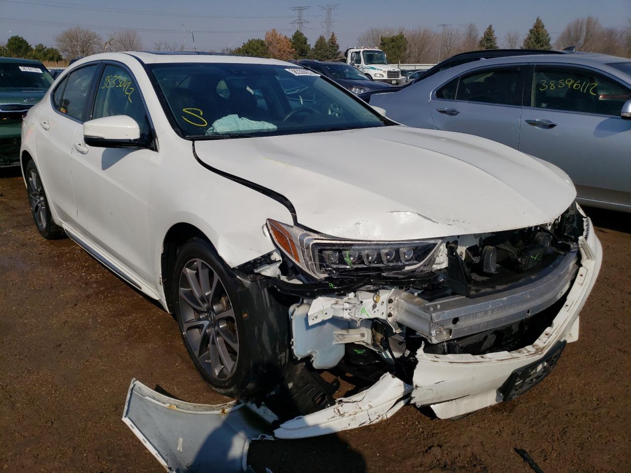 ACURA TLX TECH 2018 with VIN 19UUB2F50JA003228 - Photo from auction